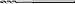 KYOCERA 1745-0100L100 Series 1745 Extended Reach Ball Nose End Mill, Carbide, AlTiN, 30 Degree Angle, 3 Flute, 0.0100" Cutting Diameter, 1/8" Shank Diameter, 0.050" Cutting Length, 2-1/2" Length
