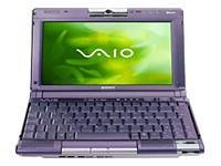 Sony VAIO C1MHP - TM5800 867 MHz - RAM 256 MB - HDD 30 GB - CD-RW / DVD - Mobility Radeon Bluetooth - Win XP Pro - 8.95" Widescreen TFT 1280 x 600 - camera - with port replicator
