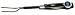 Kitchen & Housewares : Sharper Image Rainproof BBQ Grill Fork Meat & Fish Thermometer
