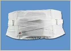Cotton White Twill Sacroilliac Belt-Large