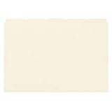 Smead 56050 Blank self-tab manila card guides, 4 x 6, 1/5 tab cut, 100/box