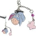Enamel Gorgeous Eeyore Disney Phone Attachment  (Dangly / charm)