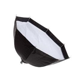 Lumedyne 19 Octagonal Easy Softbox, Umbrella Style, with Removable Scrim Panel.