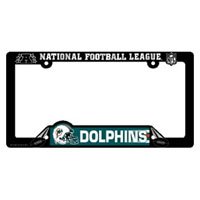 Miami Dolphins PLASTIC License Plate Frame