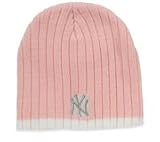 Baseball Cap - New York Yankees Pink Knit Cap