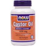 NOW Foods, Castor Oil 650 mg - 120 Softgels