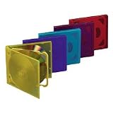 CCS26100 - CD DVD Storage Holders, 4 Capacity, Assorted... by Compucessory