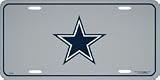 Dallas Cowboys Reflective Steel License Plate