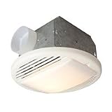 Craftmade TFV50L Builder Vent Light White Bathroom Ventilation Fan White