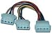 Internal Drive 4Pin Power Splitter Cable CC2125Y