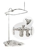 Randolph Morris Adjustable Claw Foot Tub Faucet & Shower Enclosure
