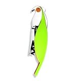 Alessi Parrot - Sommelier Aluminium Corkscrew Green
