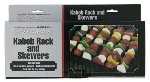 Deluxe Shish Kabob Set, Includes (6) Non-Stick Skewers And Frame