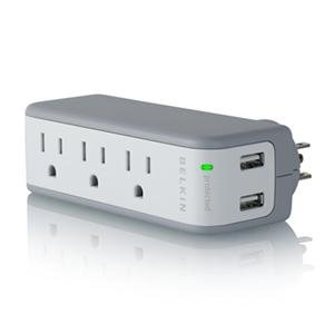 Belkin Mini Surge Protector Dual USB Charger