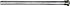 33cm/13" Zinc-Aluminum Anode Rod for Water Heater Tanks and Solar Water Heater Systems