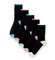 5 Pairs of Freshfeet™ Cotton Rich Striped Socks