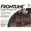Merial Frontline Plus Flea and Tick Control for Cats and Kittens, 3 Doses, For Cats 8 Weeks and Older
