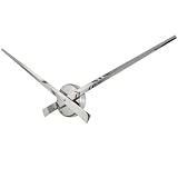 Roco Verre Big Hands Chrome Clock (75cm)