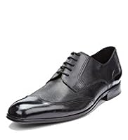 Collezione Leather Lizard Print Wingtip Shoes