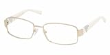 Prada Women's 56n Pale Gold / White Frame