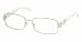 Prada Women's 56n Pale Gold / White Frame Metal Eyeglasses, 53mm