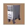 Kantek Mobile CPU Stand - System cabinet tower stand - black