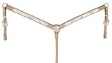 Breastcollar Full Silver Berry Diagonals Gold Star