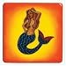 My Loteria Mermaid Porcelain Magnet Kitchen Refigerator