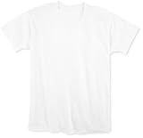 Harbor Bay White V-neck T-shirt 7X,8X