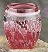 Votive Holder Oval Red
