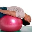 26" Anti-burst Aero Ball By Sissel, Ruby-red