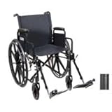 Drive Medical Silver Sport 18'' Wheelchair - Black