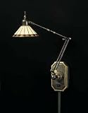 Quoizel TF8156Z Tiffany 26-Inch One Light Pin-up Swing Arm, Medici Bronze Finish