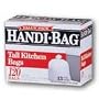 Webster Handi-Bag&trade; Trash Can Liners, 13 Gallons, .65 Mil Thick, White, Box Of 120