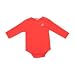Krawlers Long Sleeve Onesie Basic Pattern: Red,