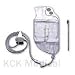 Stoma Cone Irrigator Kits contain 1 irrigator, 1 stoma cone with connector and a cleaning brush. The drains are made with strong, easy to clean, non-stick polyethylene. The top opening permits easy access for Stoma Cone. The top is sealed with a preattached closure. Security is provided by Hollister's Pouch Clamp used to seal the bottom of the drain.