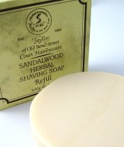 Taylor of Old Bond Street Sandalwood Hard Shaving Soap Refill, 3.5-Ounce