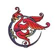 Mystic Bird Temporary Tattoo 2x2