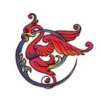 Mystic Bird Temporary Tattoo 2x2