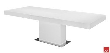 Astor White Extendable Dining Table