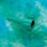 Nipple and Nut: Barbed hose and adaptor for standard D.I.S.S. threaded oxygen outlets.