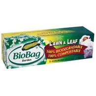 Biobag 33 Gallon Lawn and Leaf Bag (Pack of 12) 60 Bags