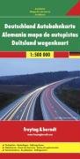 Freytag-Berndt und Artaria Freytag Berndt Autokarten, Deutschland Autobahnkarte 1:500.000: Tankstellen, Rastanlagen, Ballungsr&auml;ume