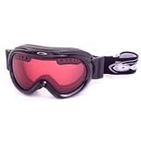 Bolle Nebula Smaller Sized Ski Goggles - Black Frame & Vermillon Lens