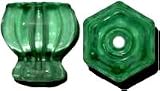 1 inch Glass Knob - Light Green