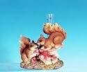 Squirrel Figurine Garden Rain Gauge