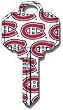 Montreal Canadiens Schlage SC1 House Key