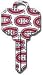 Montreal Canadiens Schlage SC1 House Key