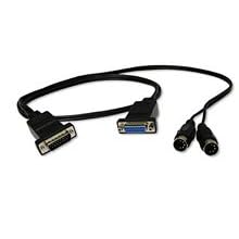 Cables to Go 27033 Midi Cable with Joystick Pass-Through (4 Feet, Black) by CTG