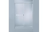 Sterling Standard 660 series hammered glass 65 x 54 to 59 framed by pass shower doors 660B-59S